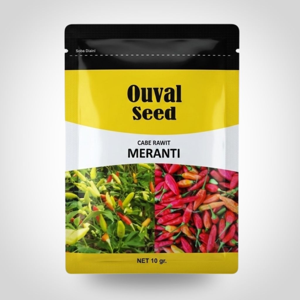 Benih Cabe Rawit Meranti - Ouval Seed Kemasan 10GR