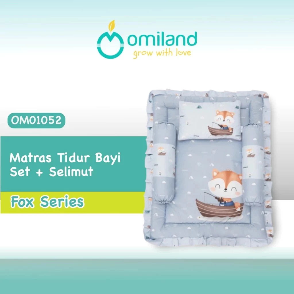 Omiland Matras Set + Selimut Fox Series - Kasur Bayi