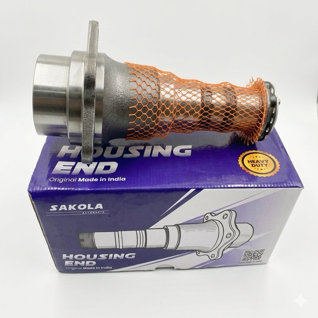 Housing end pucuk rebung selongsong gardan 130 HT 125 dutro dyna kanan