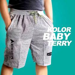 Celana pendek Kantong RESLETING / Celana Pendek Pria Wanita Jumbo XL XXL / Kain Babyterry