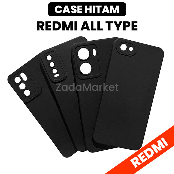 Zada Case Black Xiaomi Redmi A1 A1+ A2 A2+ A3 A3X A4 A5 4 4A 4X 5 5+ 5A 6 6A 7 7A 8 8A 9 9A 9C 9i 9T
