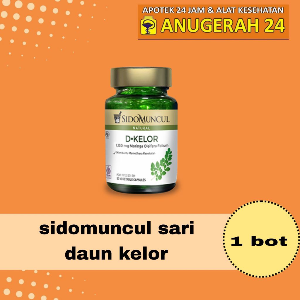 Sidomuncul Daun Kelor 50 Kapsul
