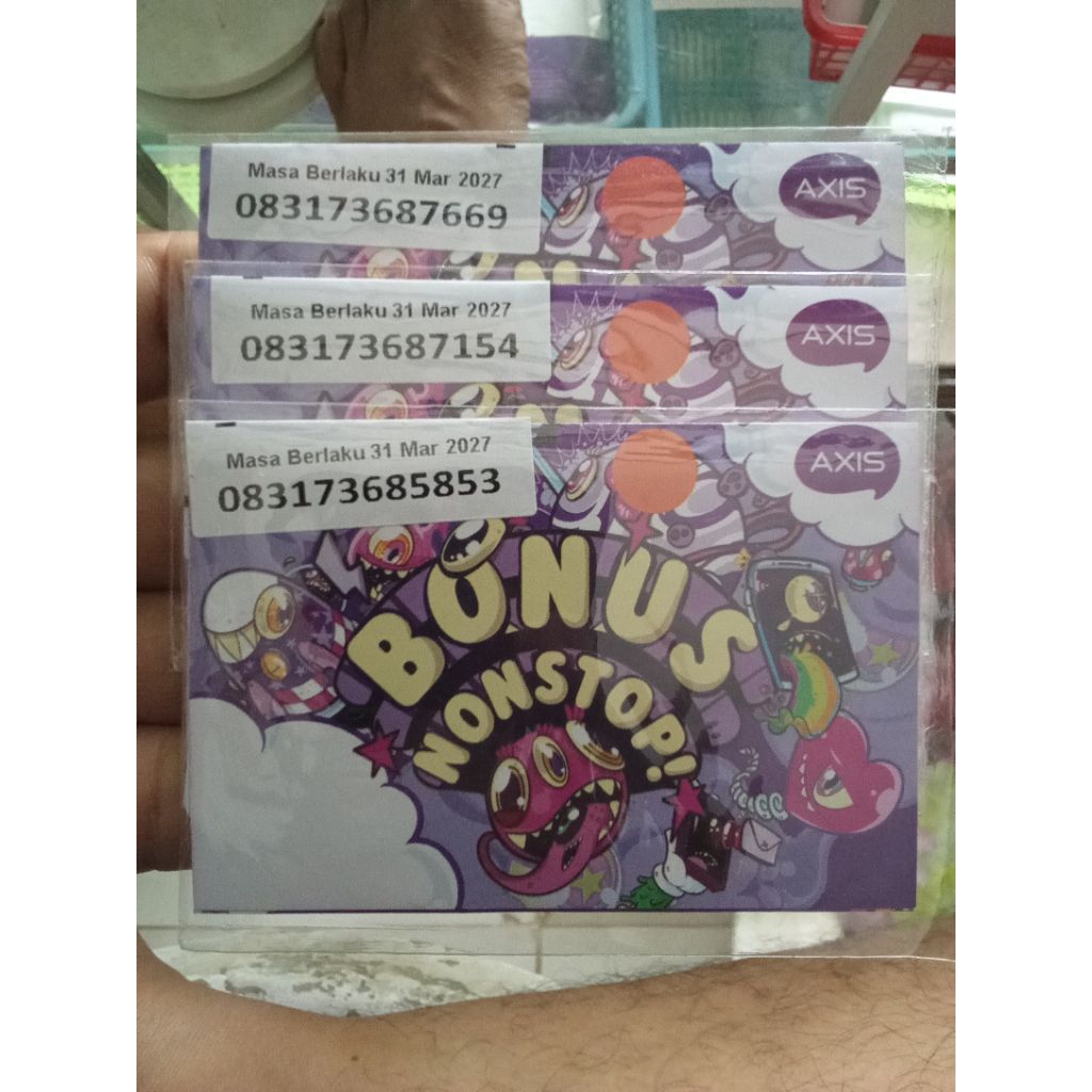 Perdana Axis Siap Pakai Nomor Eksis Kartu Aksis Simcard Nomer SIM Card Tinggal Pakai Seluruh Indones