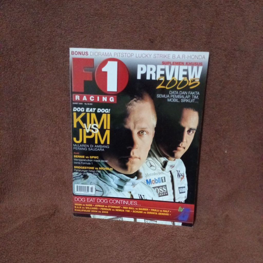 MAJALAH F1 RACING INDONESIA MARET 2005