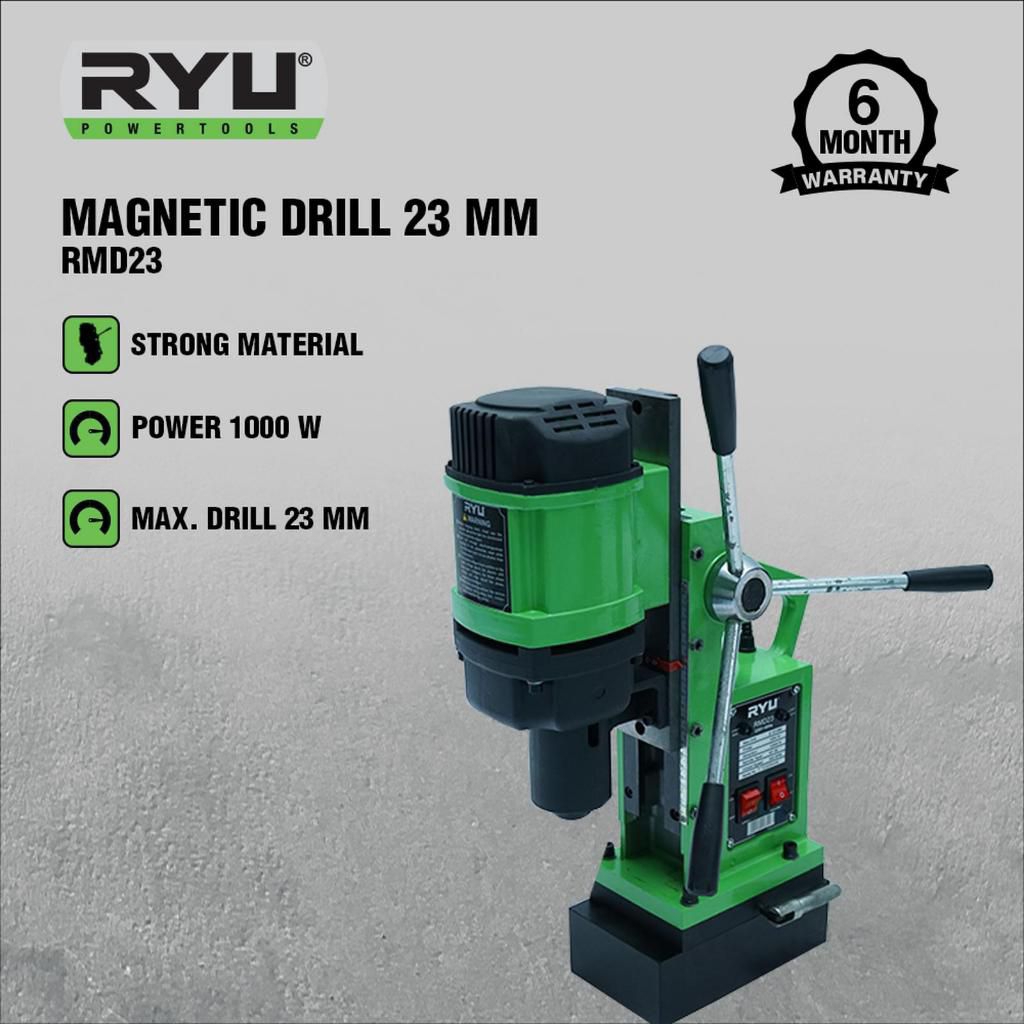 RYU Mesin Bor Magnet Duduk 23MM/ Mesin Magnet Drill - RMD23
