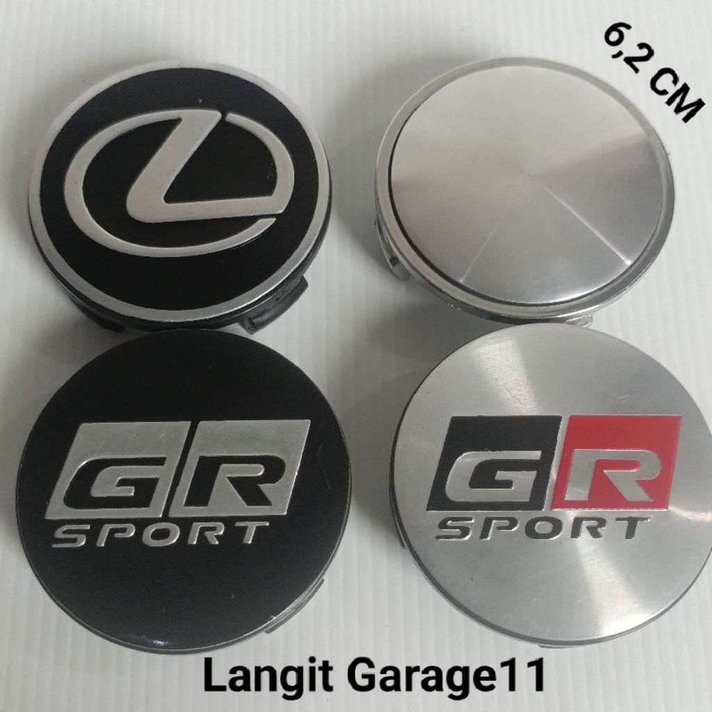 Dop velg Tutup Roda Variasi Diameter 6,2cm mobil Innova, Innova Reborn, Rush 2015-2021 Avanza dan Xe
