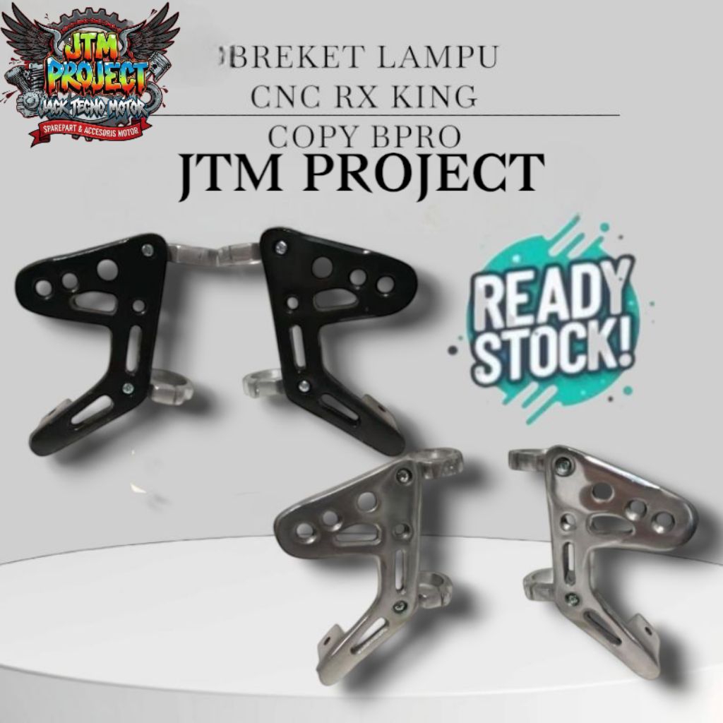 Breket Lampu CNC RX King Copy BPRO Dudukan Lampu BPRO Set RX King