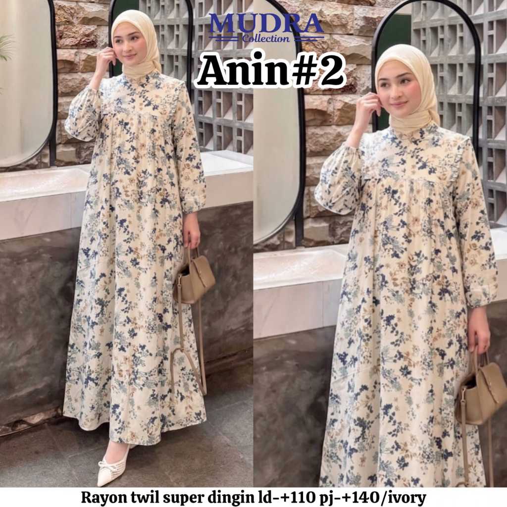 Gamis Mudra Collection / Gamis Terbaru / Gamis Wanita / Gamis Premium / Kalina / Anin / Mudra Hijab