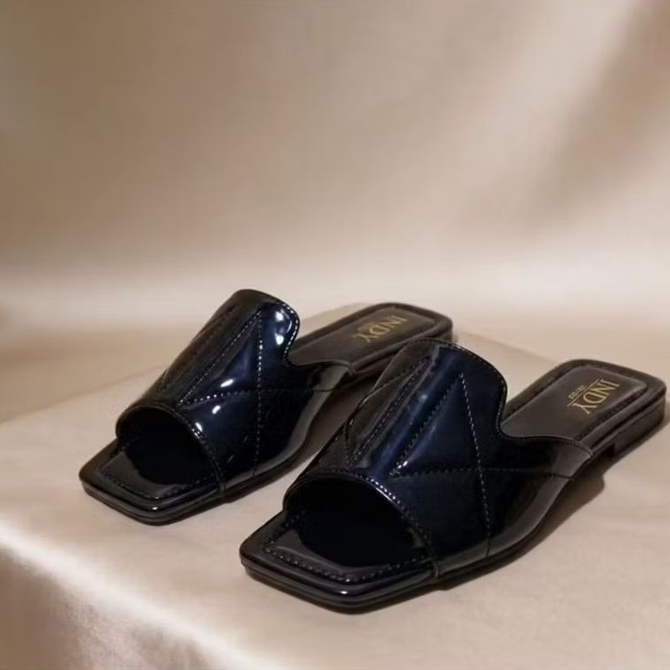 NDY Shoes Sandal Wanita Model Selop Prada Wanita Kekinian Sandal Prada Wanita Anti slip.Rs.23