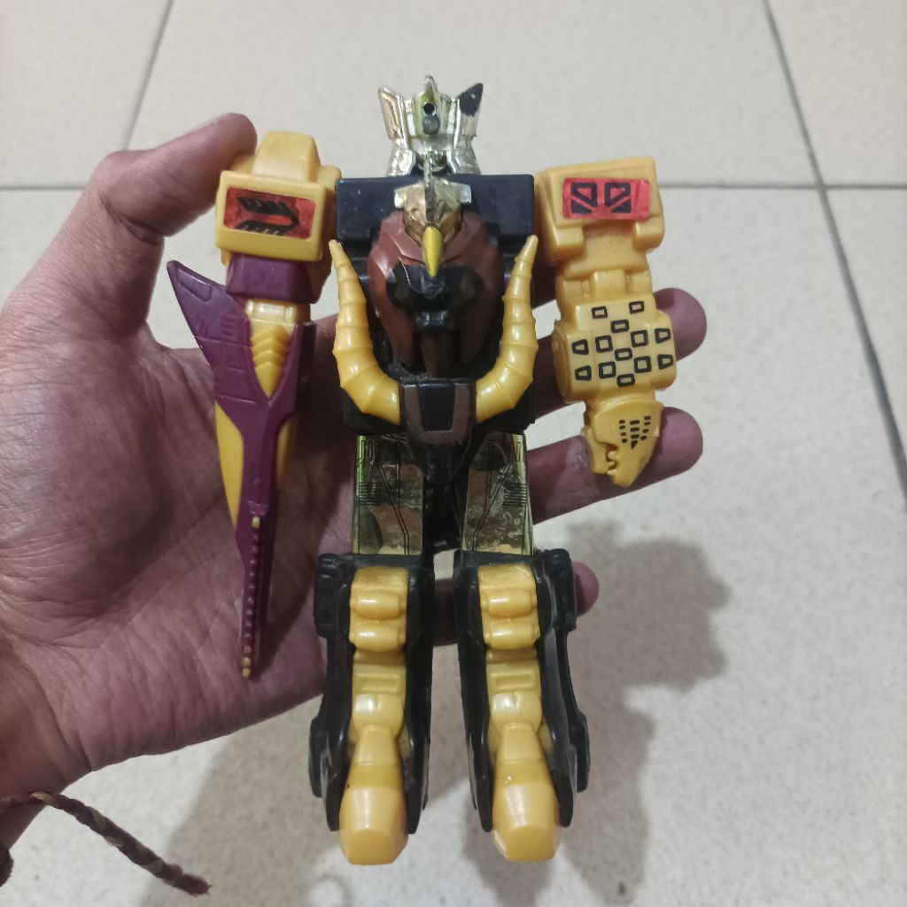 Vintage Robot Megazord Gao God King Power Rangers Mainan Action Figure