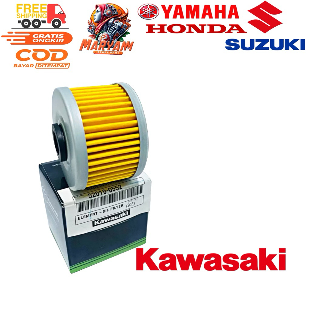 FILTER OLI KLX 150,KLX 250 , NINJA RR MONO, W175, KAWASAKI EDGE , KSR 110 PRO