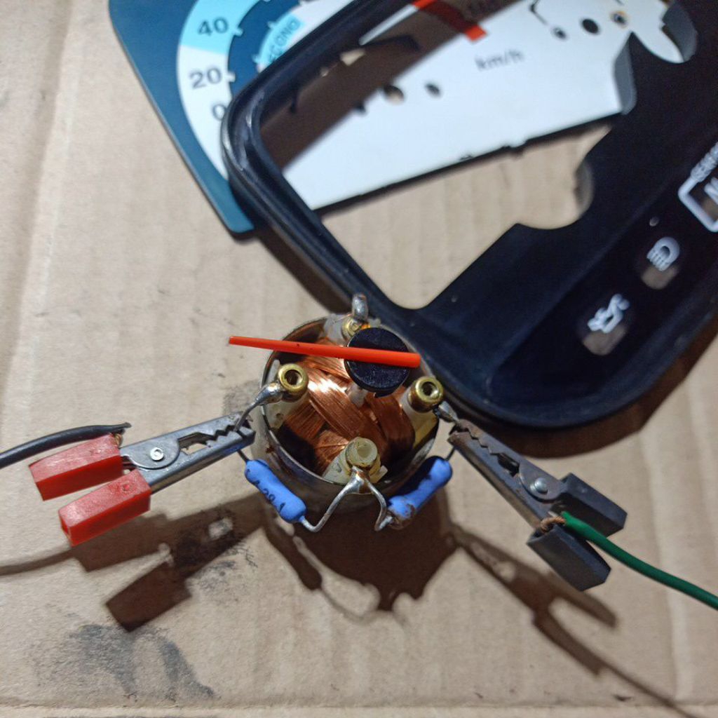 Mesin Amper Bensin Spedometer Yamaha Vega Lama Original Second Copotan Motor Fungsi Normal