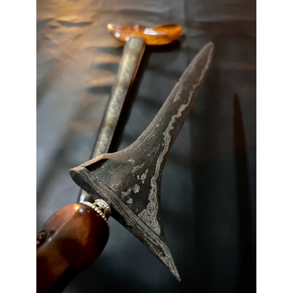 keris brojol sepuh pamor wengkon isen, warangka wulan tumanggal deder lempuyangan, pendok slorok kem