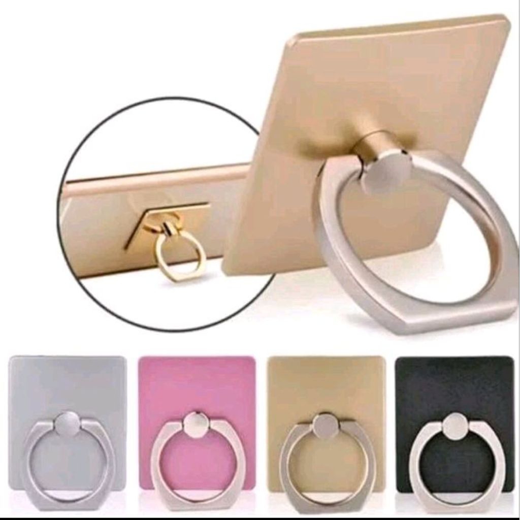 [ PROMO ] Ringstand Hp Polos Ring Stand Fiber Ring Standing Jari HP Termurah dengan Pilihan Warna Me