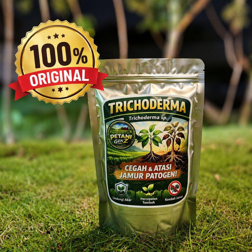 Trichoderma Harzianum Fungisida organik + PGPR, tricodherma adalah salah satu agen hayati yang dapat