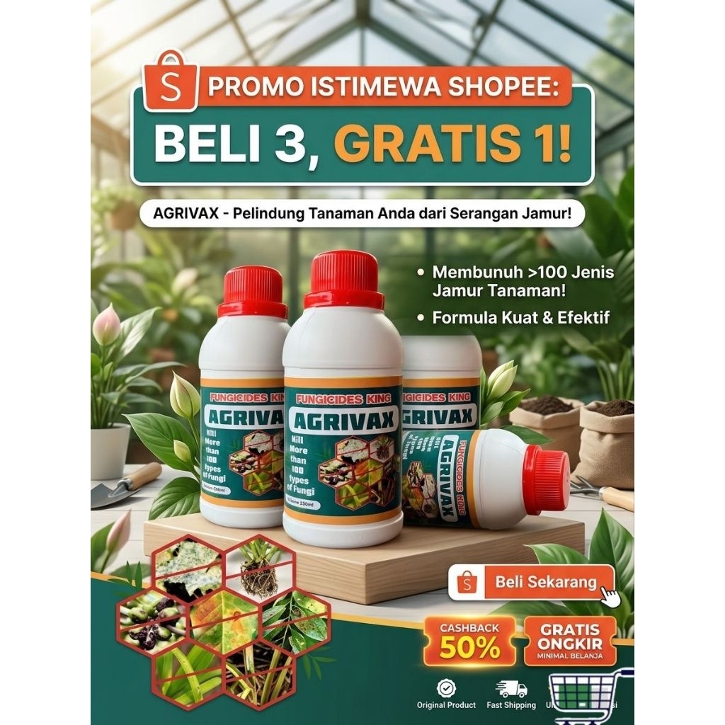 Fungisida Agrivax Pembasmi Jamur Dan Hama Tanaman
