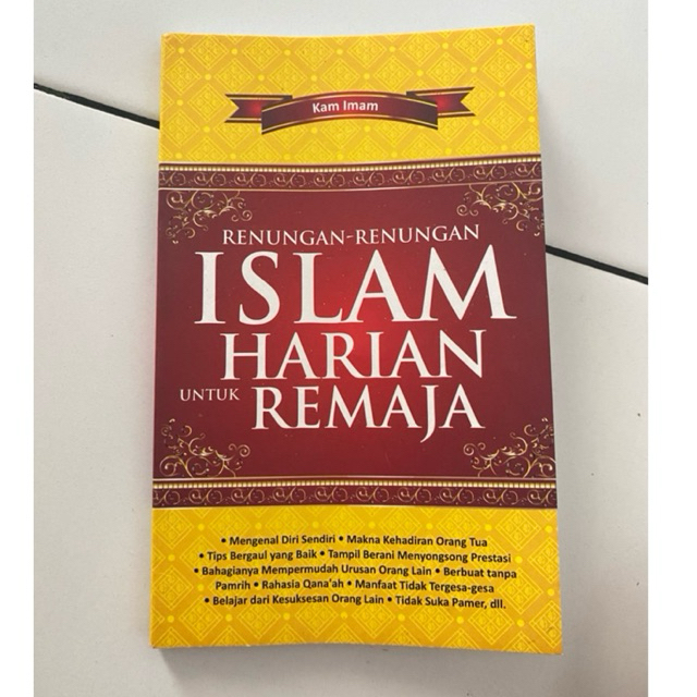 Buku Renungan-Renungan Islam Harian untuk Remaja - Kam Imam