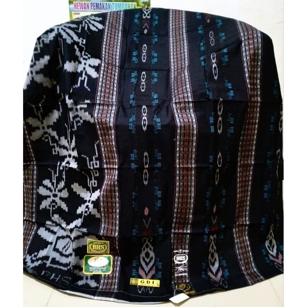 SARUNG BHS GDI GOLD SUTRA SPUNSILK 210 HITAM LIMITED EDITION