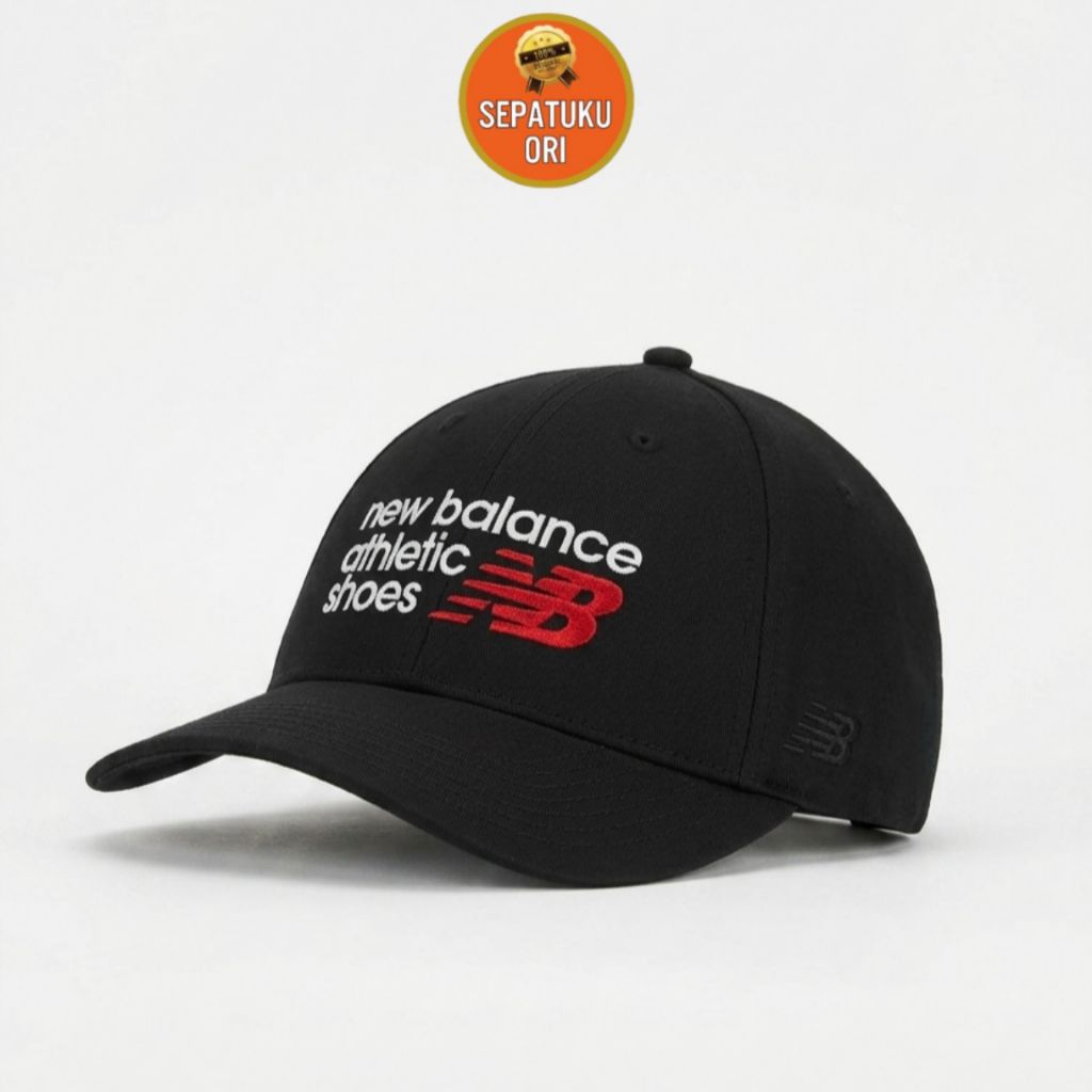 TOPI NEW BALANCE ATHLETIC HITAM
