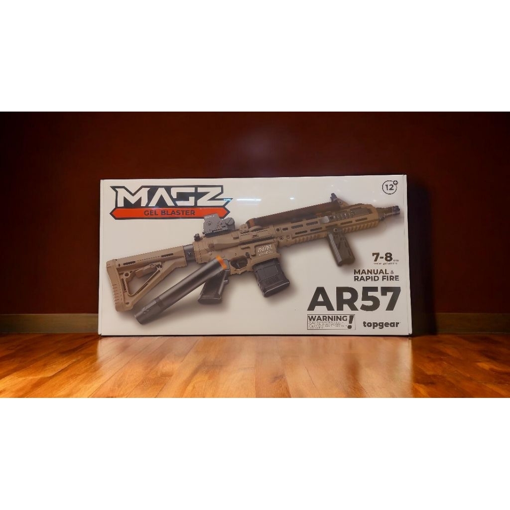 MAINAN PISTOL GEL AR 57 OTOMATIS ORIGINAL