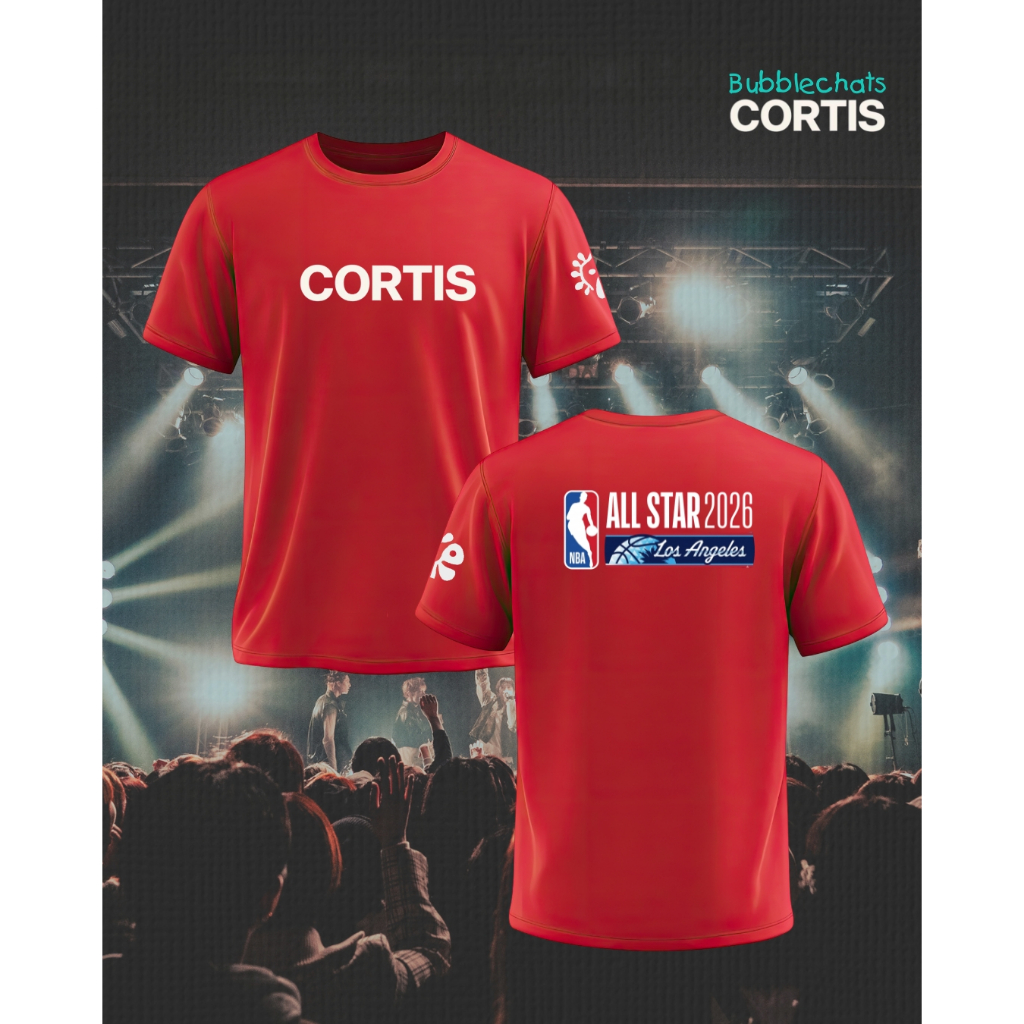 BBC - MERCH KAOS CORTIS COER - ALL STAR 2026 LOS ANGELES NBA | REDRED GREENGREEN CORTIS BALL