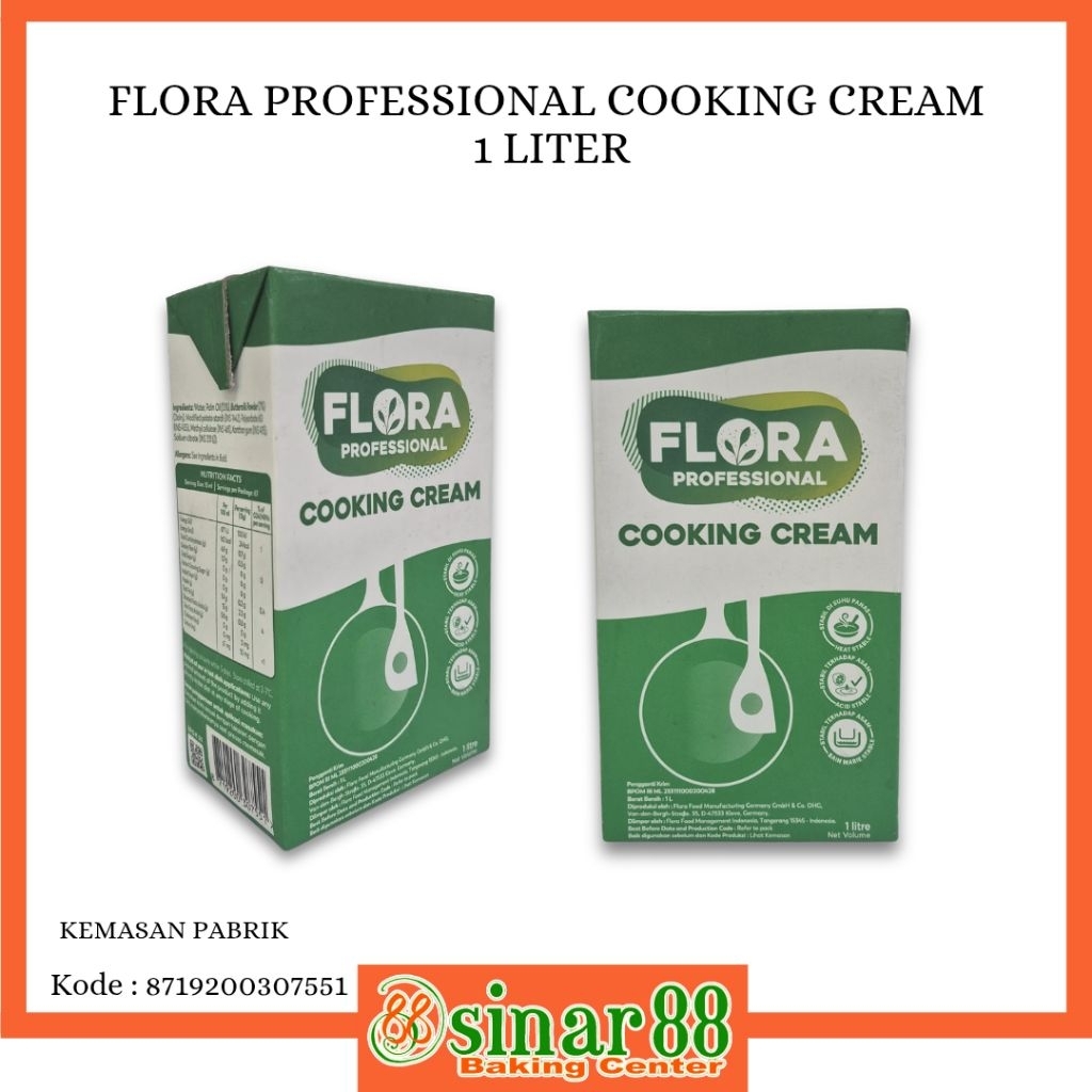FLORA PROFESSIONAL COOKING CREAM 1LITER