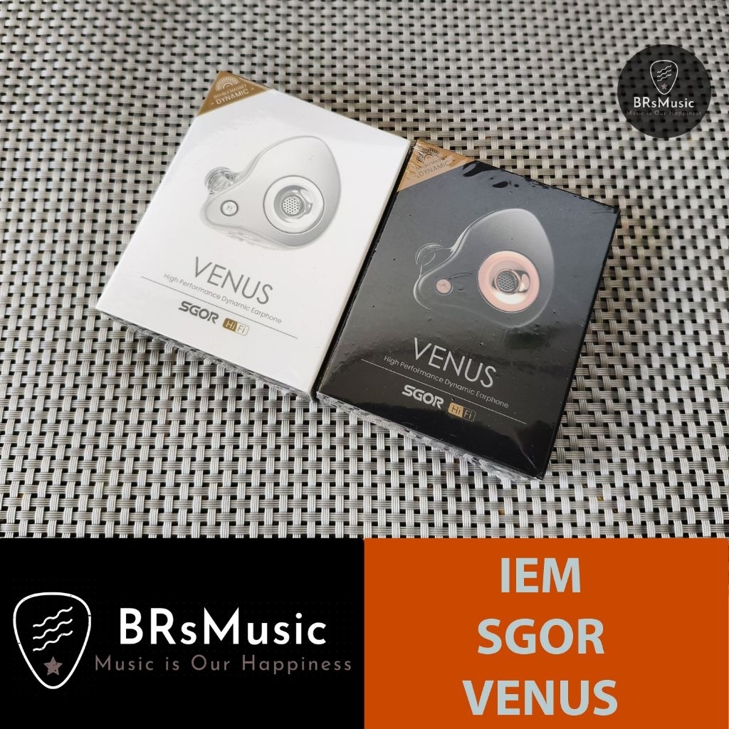 IEM Sgor Venus Earphone Dual Magnetic Dynamic Driver Headset With Mic