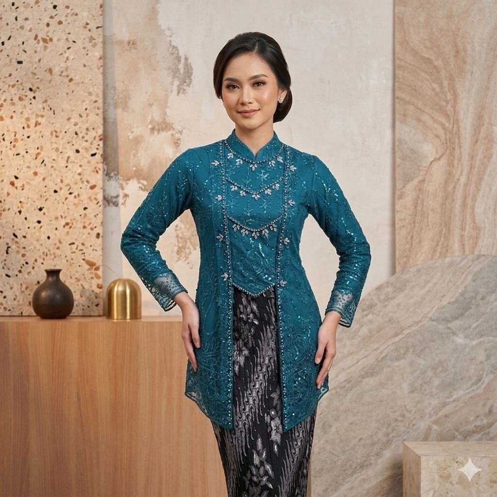 kebaya kutubaru hijab/kutubaru tille/kebaya kondangan/kebaya wisuda/kebaya terlaris/kebaya modern