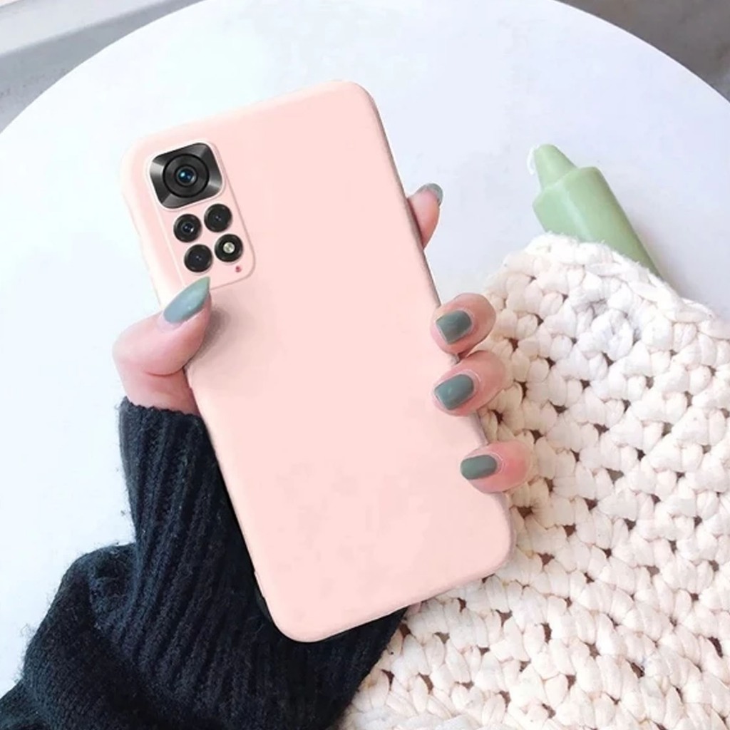Case Xiaomi Redmi Note 11 - Note 11 Pro 5G Case Softcase MACARON CAMERA PROTECTION Case Casing Hp Re