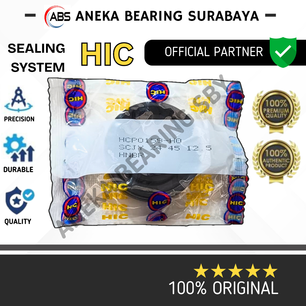 SEAL POWEER STEERING SCJY 24 45 12.5 HIC SIL POWER HONDA ODDYSEY HCP0159-HO (PLAT) 24X45X12.5