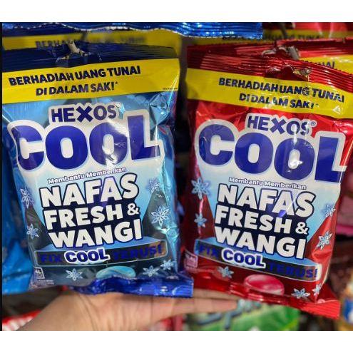 permen hexos cool - permen pelega tenggorokan - hexos 100gr - permen rasa mint - hexos cool