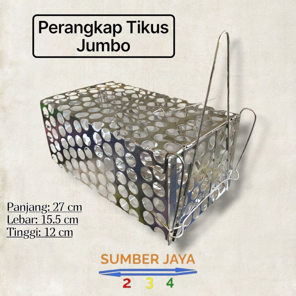 PERANGKAP TIKUS PUTIH JUMBO / JEBAKAN TIKUS JUMBO / SENTEG TIKUS JUMBO / PUTIH TERMURAH