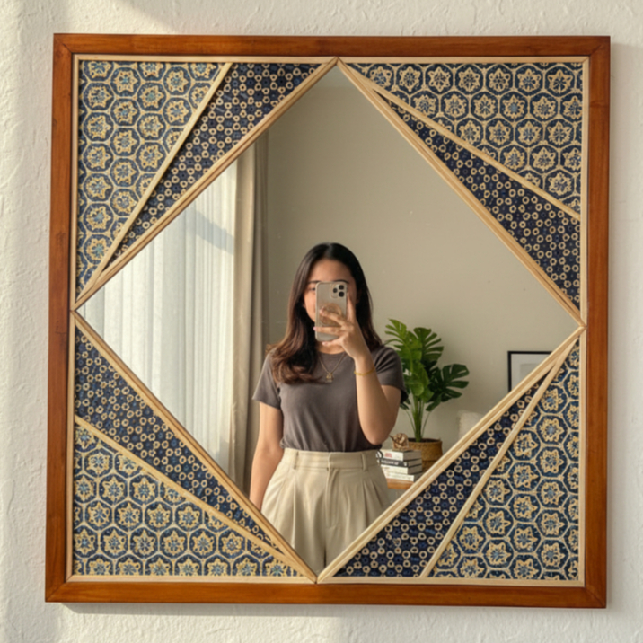 Cermin Hiasan dinding / Wall Decor Cermin / Cermin Dekorasi Dinding aesthetic / Cermin Estetik / Cer