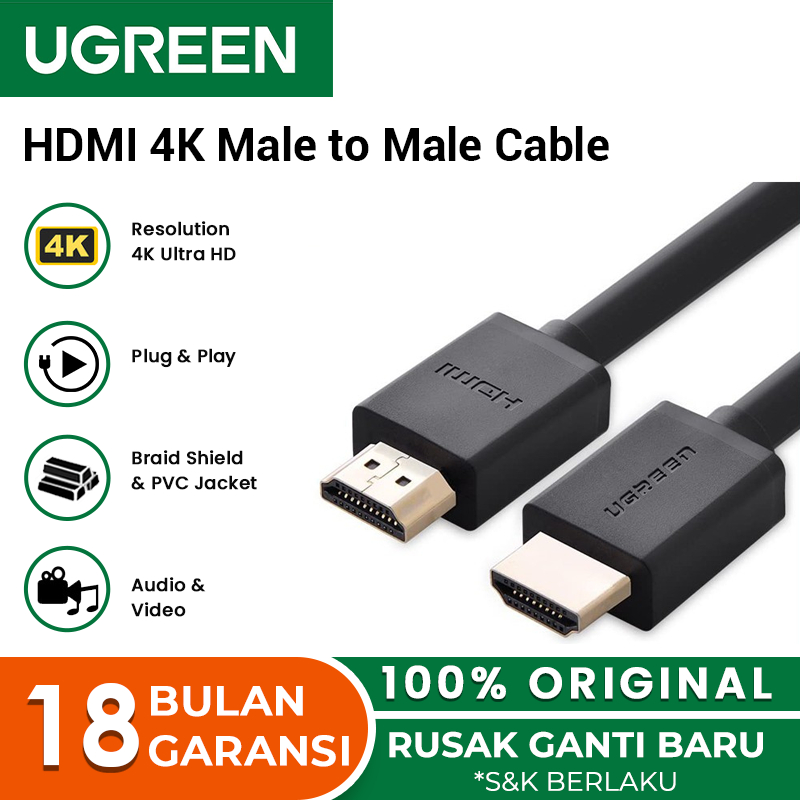 UGREEN Kabel HDMI Male to Male 10 Meter