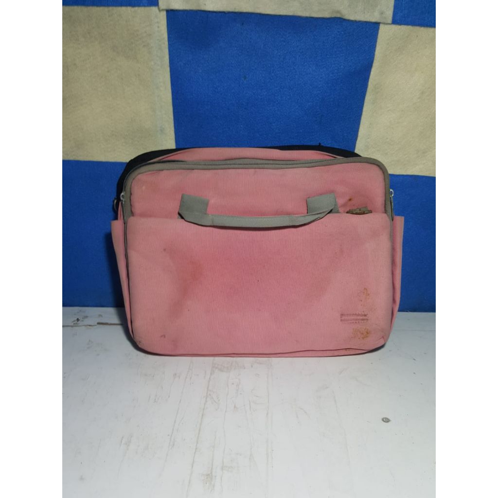 tas sekolah leptop pink bekas