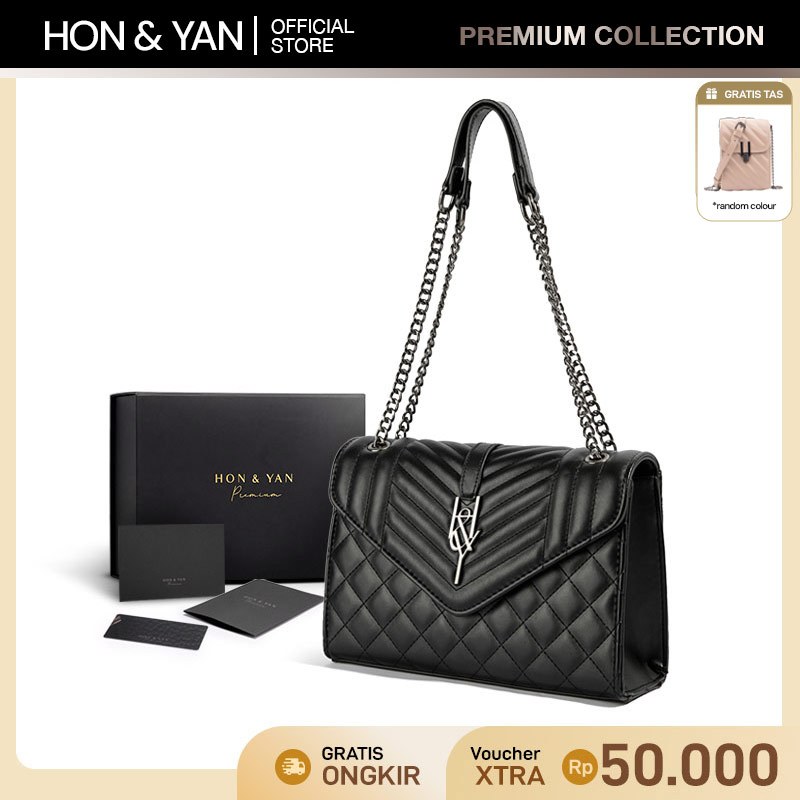 HONYAN PREMIUM Tas Selempang Cewek Tas Wanita Sling Bag Import Branded Terbaru Kekinian Undangan Pes