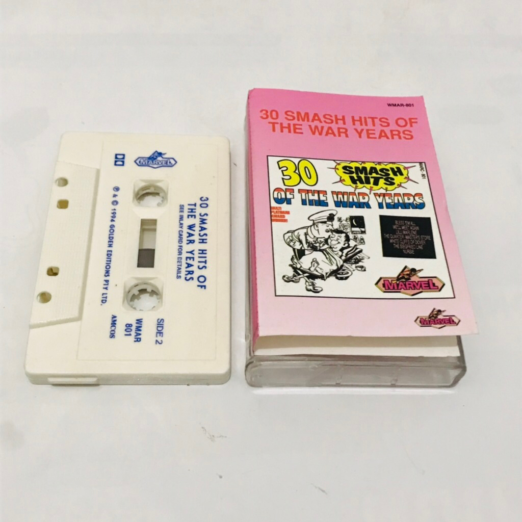 Kaset Pita 30 SMASH HITS OF THE WAR YEARS - Kaset Pita Original (Kaset Import)
