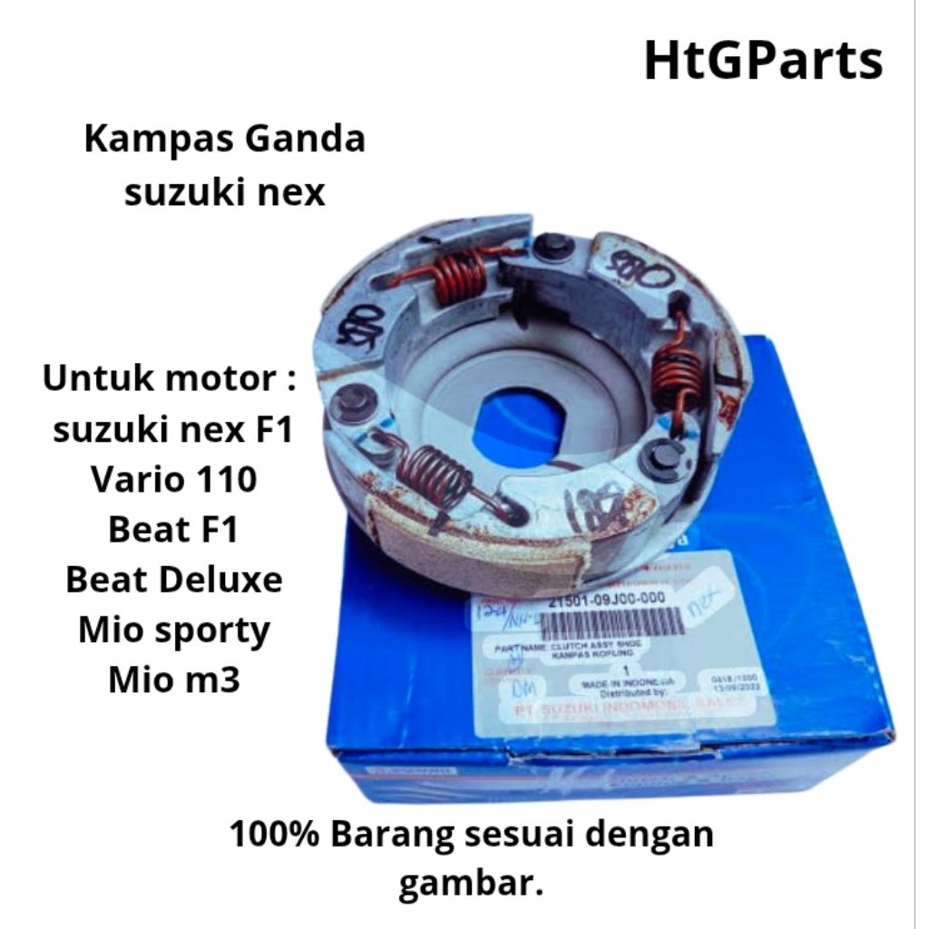 Kampas ganda komplit Suzuki nex ORIGINAL