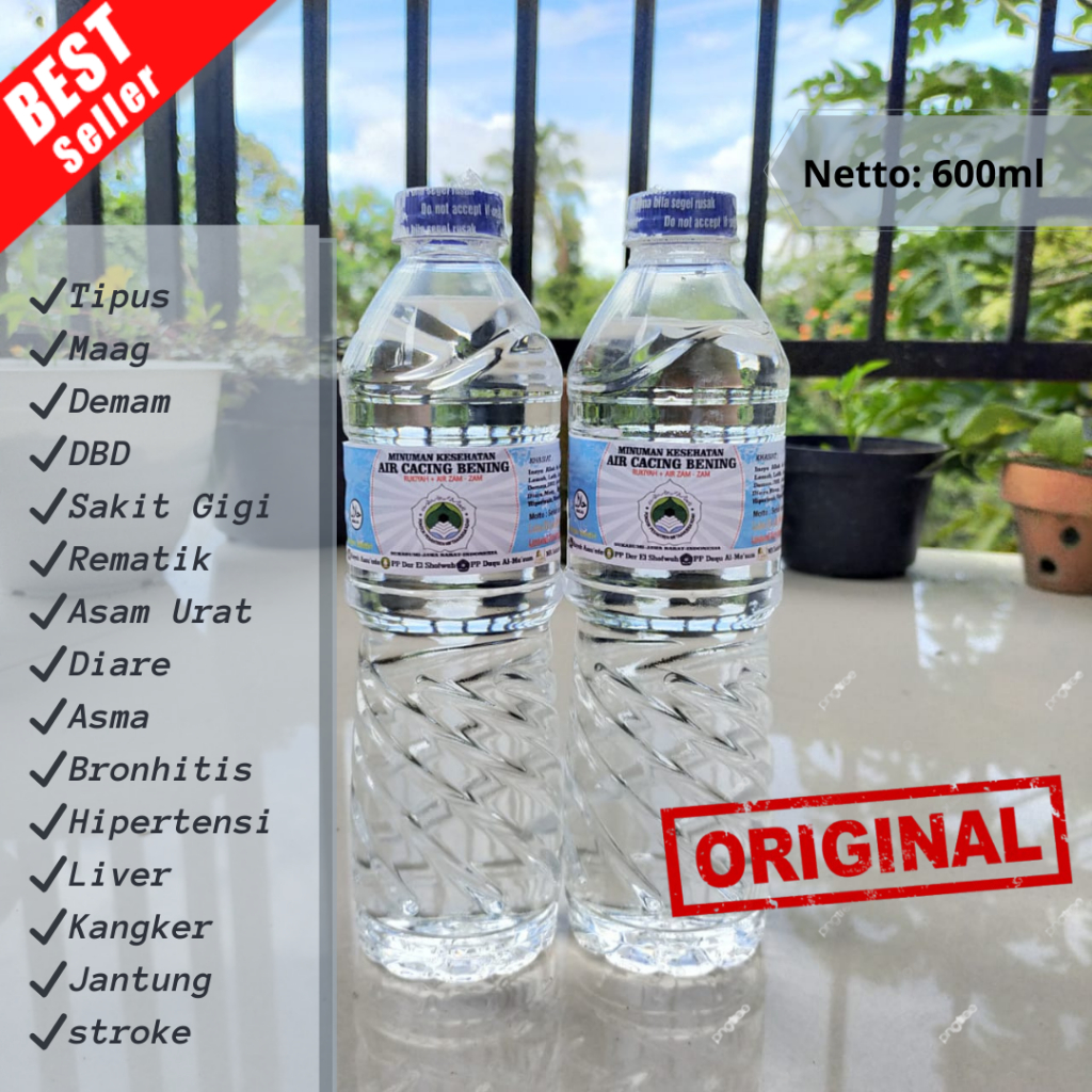Air Cacing BEning 600ml Obat Herbal Semua Penyakit tipes
