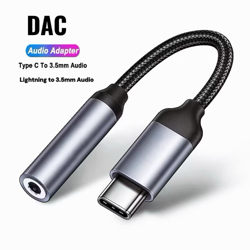 Konverter Adapter DAC Type C to Jack 3.5mm Female