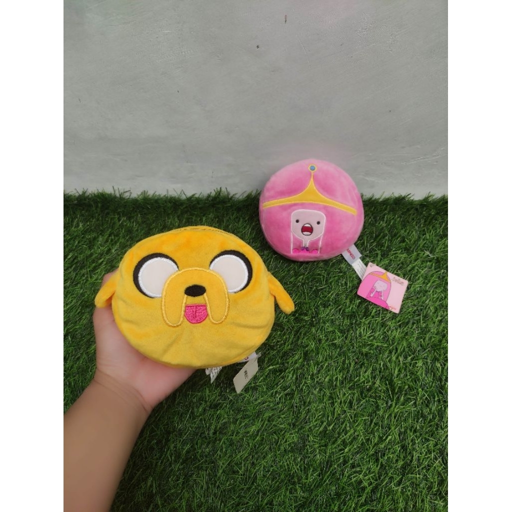 Boneka dompet koin princess bubblegum/ jake the dog adventure time ori miniso cartoon network new ta