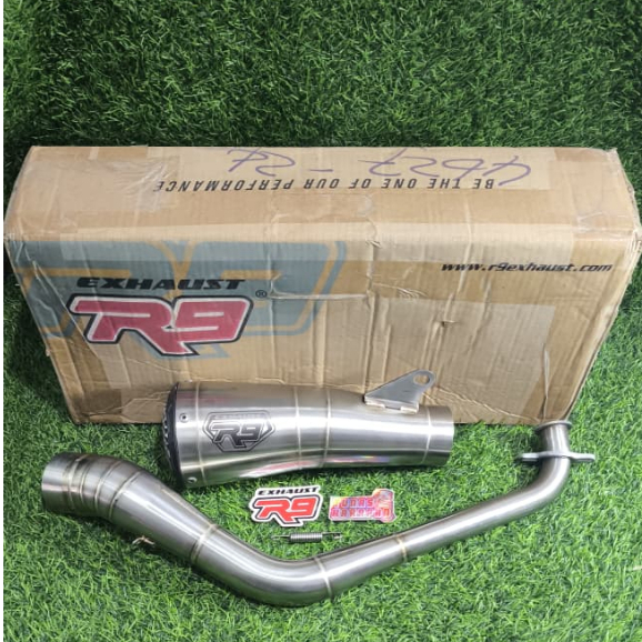 Knalpot Racing R9 Exhaust Aerox 155 / Lexi 125 R9 GPX-SS Series