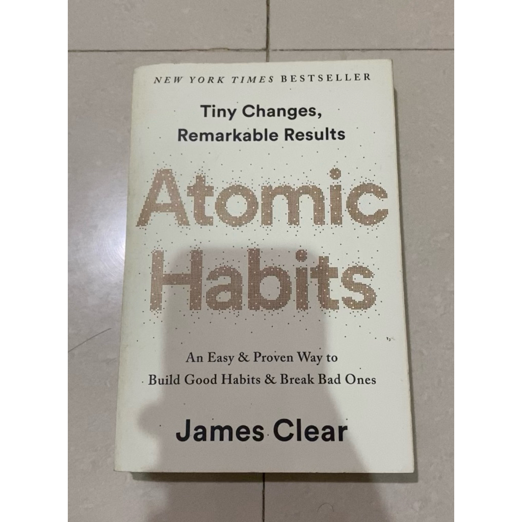 Preloved buku Atomic Habits - english ver. Original