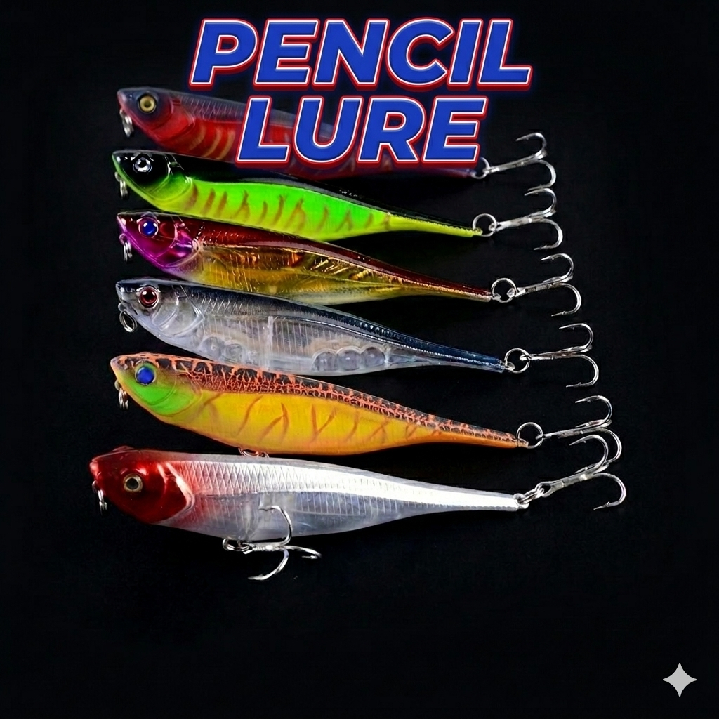 Umpan Pancing Pencil WTD 9.9cm / 9.9g Umpan Pensil Lure Floating