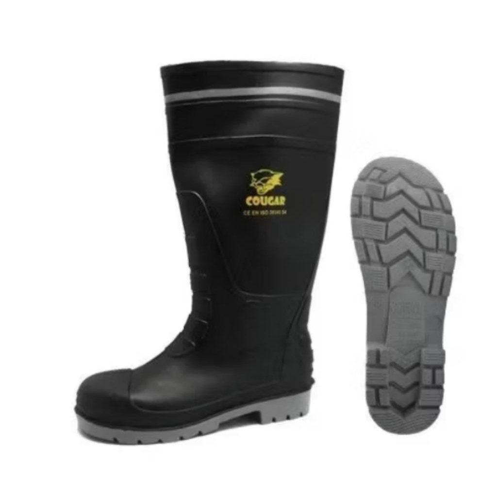 SEPATU BOOT COUGAR GUMBOOT BLACK 1912