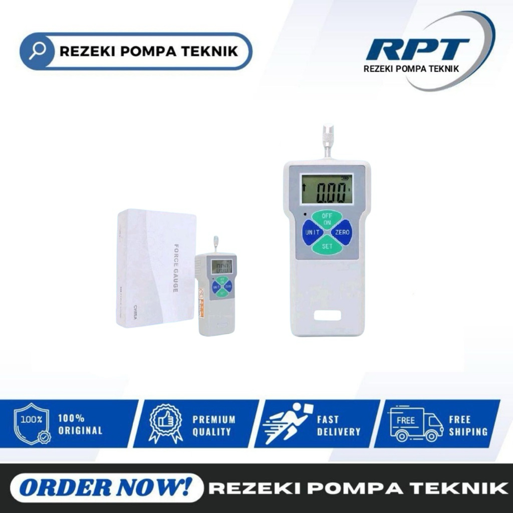 Aliyiqi SF-200 Digital force gauge 20 kg 200N ukur kuat tarik tekan