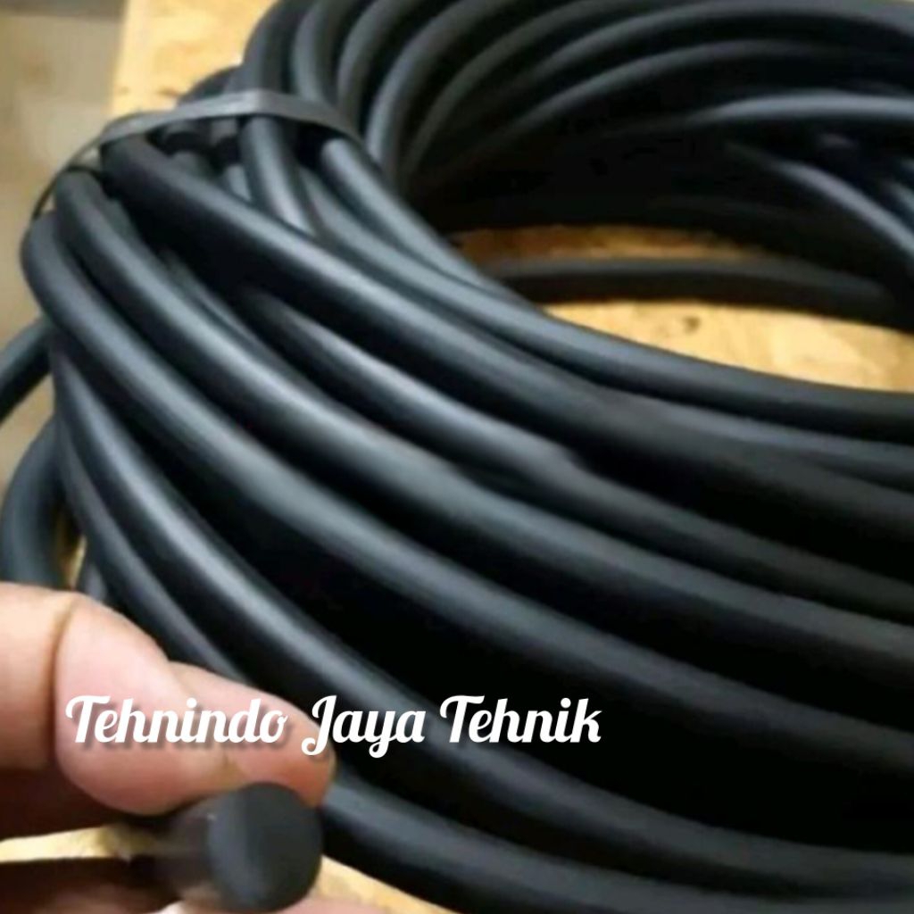 Oring Cord NBR 2mm meteran / Oring Karet Bulat / rubber seal cord 2mm / O-ring Seal karet 2mm.