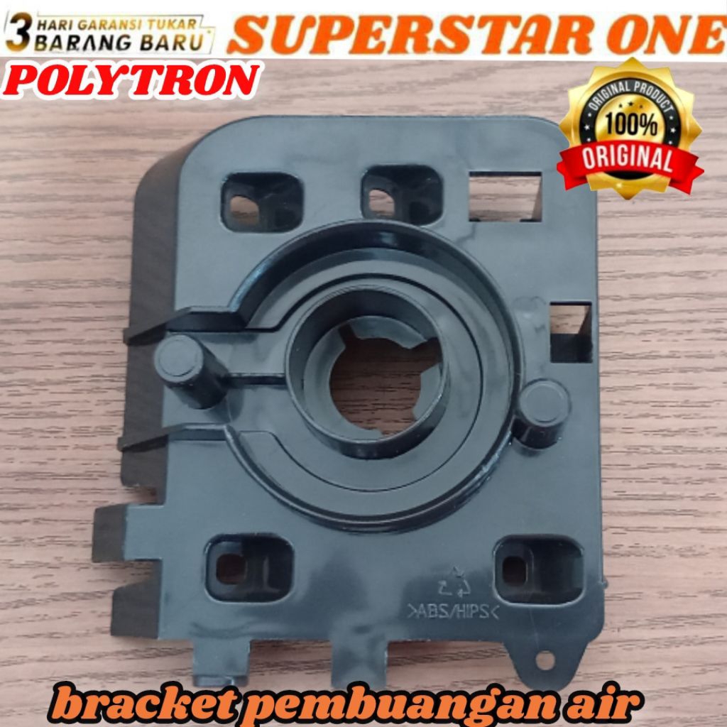 bracket drain/dudukan selector/dudukan knop pembuangan air mesin cuci polytron