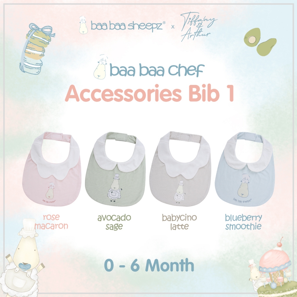 Baabaasheepz x Tiffany - Accessories Bib Chef 0-6 Month
