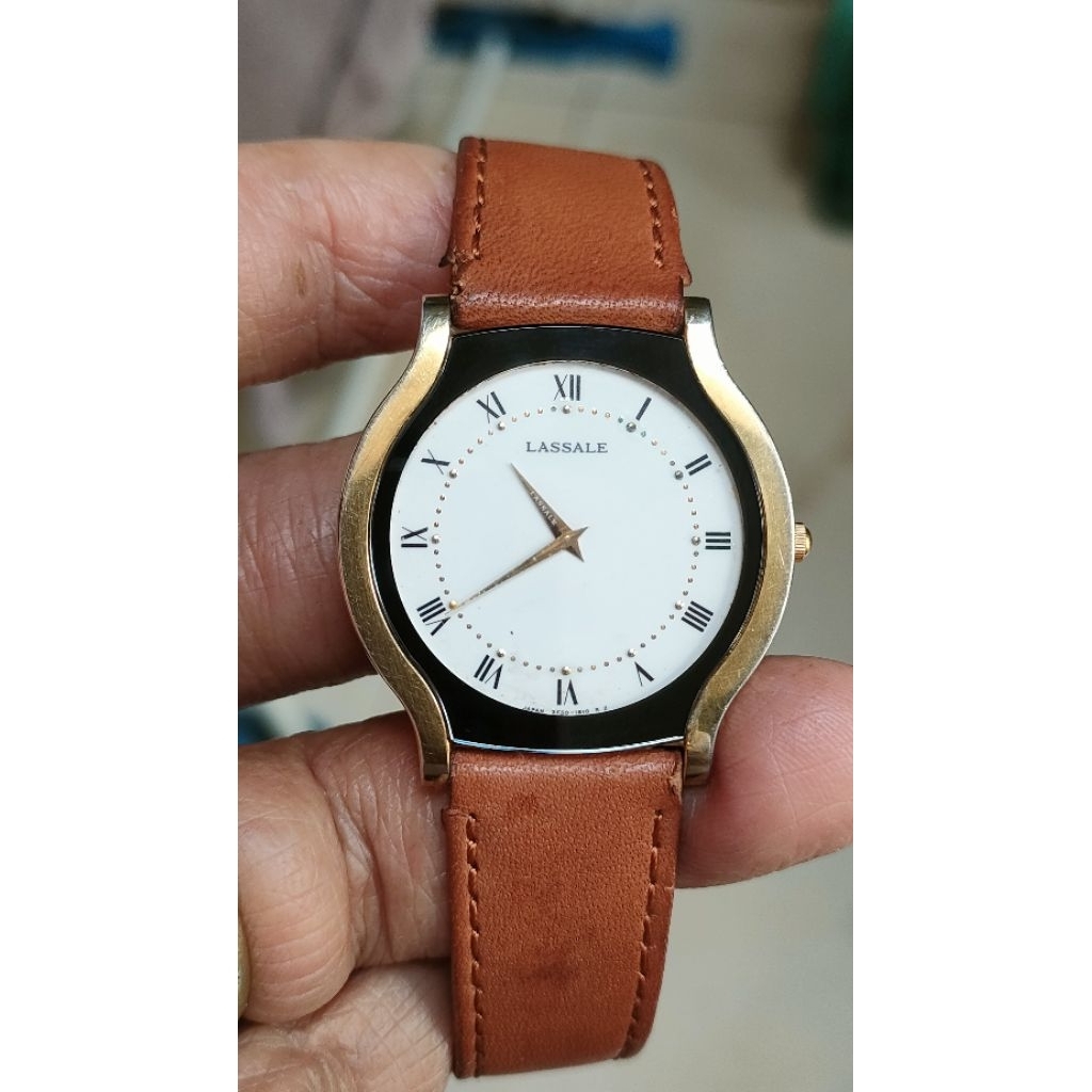 jam tangan Seiko Lassale vintage 1980s elegant